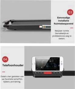 Merkloos Wandelband- Loopband Inklapbaar Met App- Walking Pad Extra Compact- Loopband Bureau-Zwart -Outdoor Kampeerwinkel 1004x1200 1