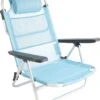 Bo-Camp Beach Chair - Monaco - Aluminium - Blauw -Outdoor Kampeerwinkel 1073x1200