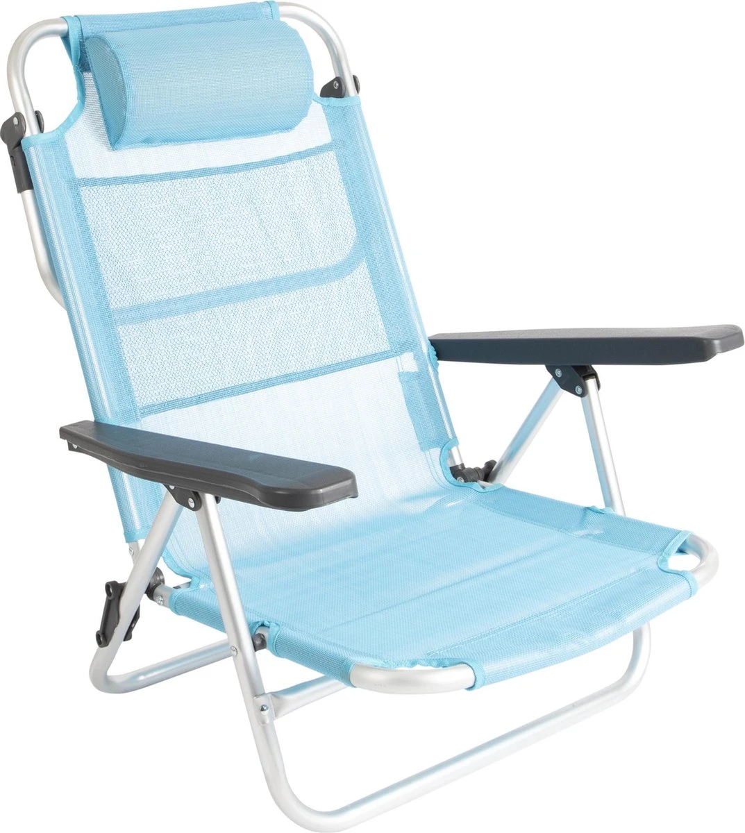 Bo-Camp Beach Chair - Monaco - Aluminium - Blauw 3 Bo-Camp Beach Chair - Monaco - Aluminium - Blauw
