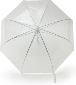 2x Transparant Plastic Paraplu's 102 Cm - Doorzichtige Paraplu - Trouwparaplu - Bruidsparaplu - Stijlvol - Bruiloft - Trouwen - Fashionable - Trouwparaplu -Outdoor Kampeerwinkel 1078x1200