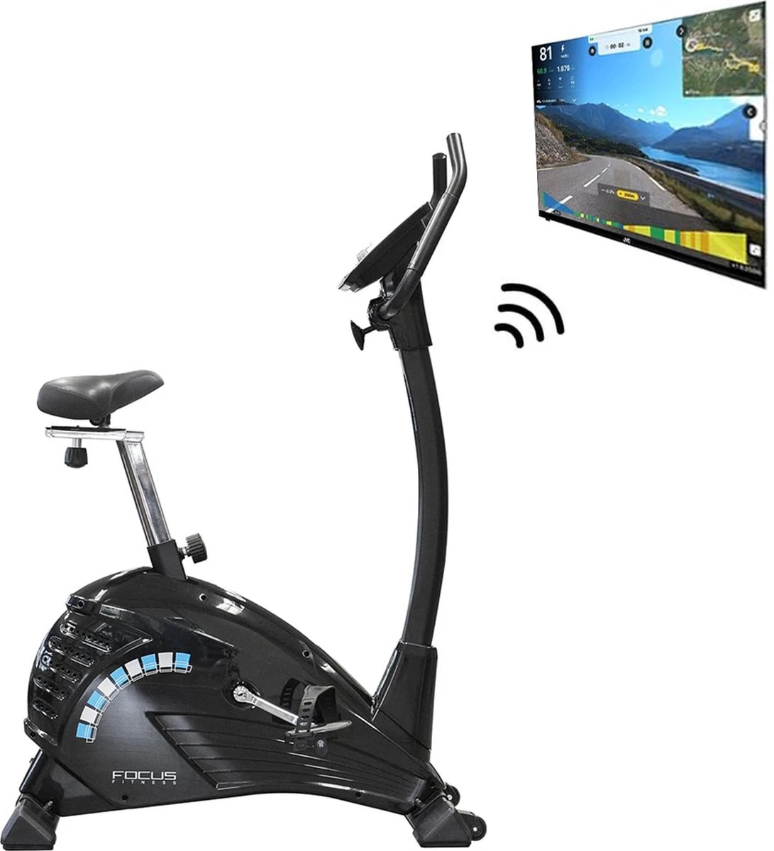 FitBike Ride 5 IPlus - Hometrainer - Fitness Fiets - Incl. Tablethouder En Bluetooth - 19 Trainingsprogramma's 7 FitBike Ride 5 IPlus - Hometrainer - Fitness Fiets - Incl. Tablethouder En Bluetooth - 19 Trainingsprogramma's - Afbeelding 5