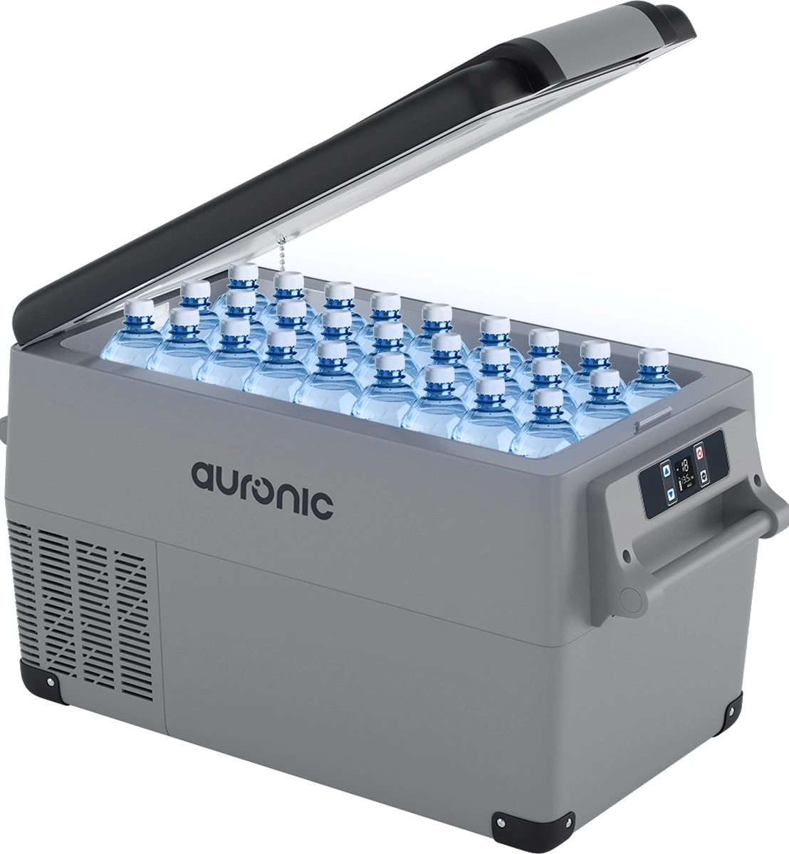 Auronic Elektrische Koelbox - 30.4L - Compressor - 12V En 240V - Grijs 3 Auronic Elektrische Koelbox - 30.4L - Compressor - 12V En 240V - Grijs