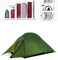 Cloud Up 3 Upgraded - Naturehike® - Tent 3 Persoons - Lichtgewicht Tent - Incl. Grondzeil - 20D 4000MM - Outdoor Kampeertent - Waterdicht - Hiking & Wandelen 20 Cloud Up 3 Upgraded - Naturehike® - Tent 3 Persoons - Lichtgewicht Tent - Incl. Grondzeil - 20D 4000MM - Outdoor Kampeertent - Waterdicht - Hiking & Wandelen -Outdoor Kampeerwinkel 1147x1200 2
