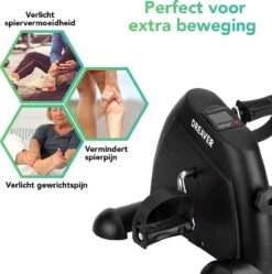 Dreaver Stoelfiets - LCD-scherm - Inclusief Antislipmat - Bureaufiets - Bewegingstrainer - Deskbike - Mini Hometrainer - Pedaaltrainer -Outdoor Kampeerwinkel 1192x1200 4