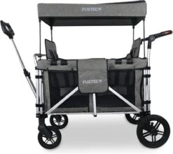 FUXTEC Bolderkar FX-CTXL900 - Premium Grijs - Nu Voor Maximaal 4 Kinderen -Outdoor Kampeerwinkel 1200x1069