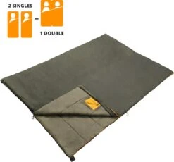 Dutch Mountains Slaapzak Vlieland XL - Grote Katoenen 210 X 80cm Lichtgewicht - Incl. Tasje En Tochtstrip -Comfortzone: 5-8 Graden- -Outdoor Kampeerwinkel 1200x1116