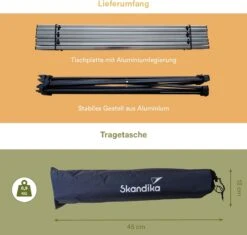 Skandika Ruka S Kleine Campingtafel – Campingtafels - Aluminium Campingtafel, Opvouwbaar, Zeer Licht, Eenvoudig Te Monteren, Stabiele Standaard - Opvouwtafel Voor Kamperen, Tenten Wandelen, Reizen, Thuis, Tuin – Tot Max. 20 Kg. - Grijs 12 Skandika Ruka S Kleine Campingtafel – Campingtafels - Aluminium Campingtafel, Opvouwbaar, Zeer Licht, Eenvoudig Te Monteren, Stabiele Standaard - Opvouwtafel Voor Kamperen, Tenten Wandelen, Reizen, Thuis, Tuin – Tot Max. 20 Kg. - Grijs -Outdoor Kampeerwinkel 1200x1143 3