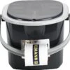 Branq Toiletemmer Draagbaar Met Deksel - 15,5L - Antraciet -Outdoor Kampeerwinkel 1200x1158