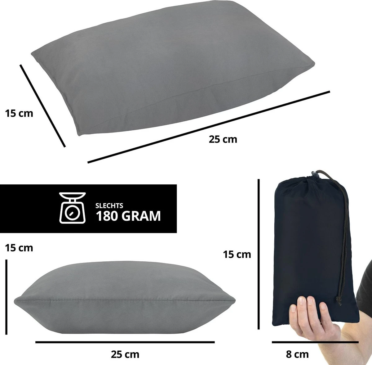 Dutch Mountains Slaapzak Goeree XL - Kussen 25x15cm - 220x90cm Katoenen Slaapzak - Tochtstrip 5 Dutch Mountains Slaapzak Goeree XL - Kussen 25x15cm - 220x90cm Katoenen Slaapzak - Tochtstrip - Afbeelding 3