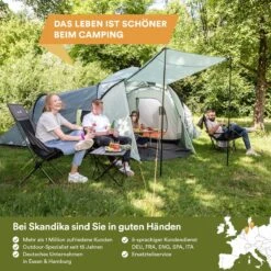Skandika Bern 4 Koepeltent - Koepeltent - Tenten - 4 Persoons Kampeertent Met Panoramisch Dakraam, 2 Slaapcabines, Grondzeil, 210 Cm Stahoogte, Waterdicht, 4000 Mm Waterkolom - Grote Outdoor Familie Tent, Kampeertent - Grijs 15 Skandika Bern 4 Koepeltent - Koepeltent - Tenten - 4 Persoons Kampeertent Met Panoramisch Dakraam, 2 Slaapcabines, Grondzeil, 210 Cm Stahoogte, Waterdicht, 4000 Mm Waterkolom - Grote Outdoor Familie Tent, Kampeertent - Grijs -Outdoor Kampeerwinkel 1200x1200 148