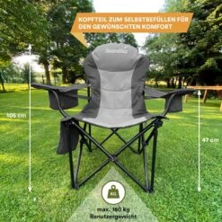 Skandika Relax Comfort Campingstoel - Campingstoel Opvouwbaar - Comfortabele Klapstoel Met Drinkhouder En Koelvak, Tot Max. 160 Kg, Opvouwbaar, Lichtgewicht | Vouwstoel Voor Kamperen, Camping, Festival, Vissen – Grijs 16 Skandika Relax Comfort Campingstoel - Campingstoel Opvouwbaar - Comfortabele Klapstoel Met Drinkhouder En Koelvak, Tot Max. 160 Kg, Opvouwbaar, Lichtgewicht | Vouwstoel Voor Kamperen, Camping, Festival, Vissen – Grijs -Outdoor Kampeerwinkel 1200x1200 235
