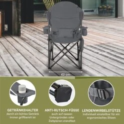 Skandika Relax Comfort Campingstoel - Campingstoel Opvouwbaar - Comfortabele Klapstoel Met Drinkhouder En Koelvak, Tot Max. 160 Kg, Opvouwbaar, Lichtgewicht | Vouwstoel Voor Kamperen, Camping, Festival, Vissen – Grijs 17 Skandika Relax Comfort Campingstoel - Campingstoel Opvouwbaar - Comfortabele Klapstoel Met Drinkhouder En Koelvak, Tot Max. 160 Kg, Opvouwbaar, Lichtgewicht | Vouwstoel Voor Kamperen, Camping, Festival, Vissen – Grijs -Outdoor Kampeerwinkel 1200x1200 236
