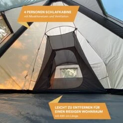 Skandika Tipi Kotona Air Opblaasbare Tent – Opblaasbare Tenten - 4 Persoons Tipi Tent – Tenten - Campingtent – Ingenaaide Tentvloer – Muggengaas – 260 Cm Stahoogte – 490 X 370 X 260 (L X B X H) – Outdoor, Camping, Tuin – Luchttent - Kamperen - Beige -Outdoor Kampeerwinkel 1200x1200 254