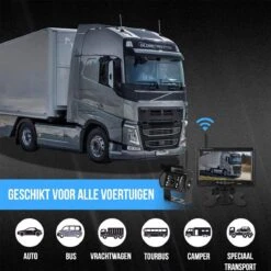 Strex Achteruitrijcamera Set Draadloos - 7" Scherm - 18LED Nachtzicht 15m - IP67 Waterdicht - Achteruitrij Camera - Geschikt Voor Auto/ Camper / Caravan / Vrachtwagen / Landbouw / Boot / Tractor -Outdoor Kampeerwinkel 1200x1200 4