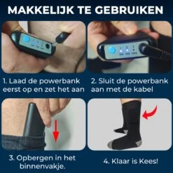 Basila® Elektrische Sokken - Zwart - Unisex Voor Vrouwen En Mannen - Free Size - 4000mAh Accu - USB Oplaadbaar - Verwarmde Sokken Met Accu 19 Basila® Elektrische Sokken - Zwart - Unisex Voor Vrouwen En Mannen - Free Size - 4000mAh Accu - USB Oplaadbaar - Verwarmde Sokken Met Accu -Outdoor Kampeerwinkel 1200x1200 426