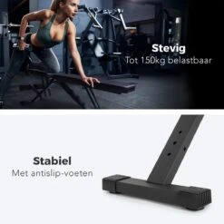 LifeGoods Fitness Halterbank - Verstelbaar - Inklapbaar - Zwart/Rood -Outdoor Kampeerwinkel 1200x1200 441