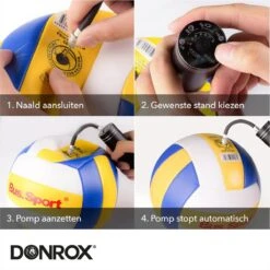 Donrox Play B211 Elektrische Ballenpomp - Voetbalpomp Inclusief Naalden - Oplaadbaar - Autostop 17 Donrox Play B211 Elektrische Ballenpomp - Voetbalpomp Inclusief Naalden - Oplaadbaar - Autostop -Outdoor Kampeerwinkel 1200x1200 513