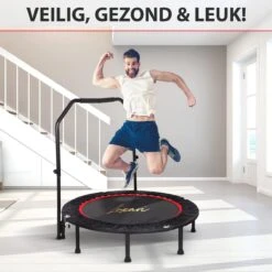 Luxari - Fitness Trampoline Pro - Inclusief Stang En Beschermhoes - 105 Cm Diameter - Opvouwbaar - Belastbaar Tot 150 Kg - Hometrainer - Fitness Trampoline 15 Luxari - Fitness Trampoline Pro - Inclusief Stang En Beschermhoes - 105 Cm Diameter - Opvouwbaar - Belastbaar Tot 150 Kg - Hometrainer - Fitness Trampoline -Outdoor Kampeerwinkel 1200x1200 613