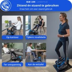 Blue Lion Stoelfiets - Mini Hometrainer - Bureaufiets - Deskbike Voor Onder Bureau - Stepper - Crosstrainer - Bluetooth -Outdoor Kampeerwinkel 1200x1200 616