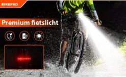 BikePro LED Fietsverlichting Set - Voorlicht En Achterlicht - USB Oplaadbaar - Fietslamp - Koplamp Fiets - Fietslampjes - Fietslichten -Outdoor Kampeerwinkel 1200x737