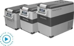 Totalcool Totalfreeze - 35 - Camping Koel/vries Box - 12/24/230 V - 45 Watt- Fluisterstill -Outdoor Kampeerwinkel 1200x748