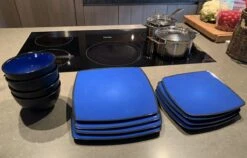 Camping Servies - 12 Delig – 100% Melamine Servies Set – Campingservies – Melamine Servies - Blue Ocean -Outdoor Kampeerwinkel 1200x766