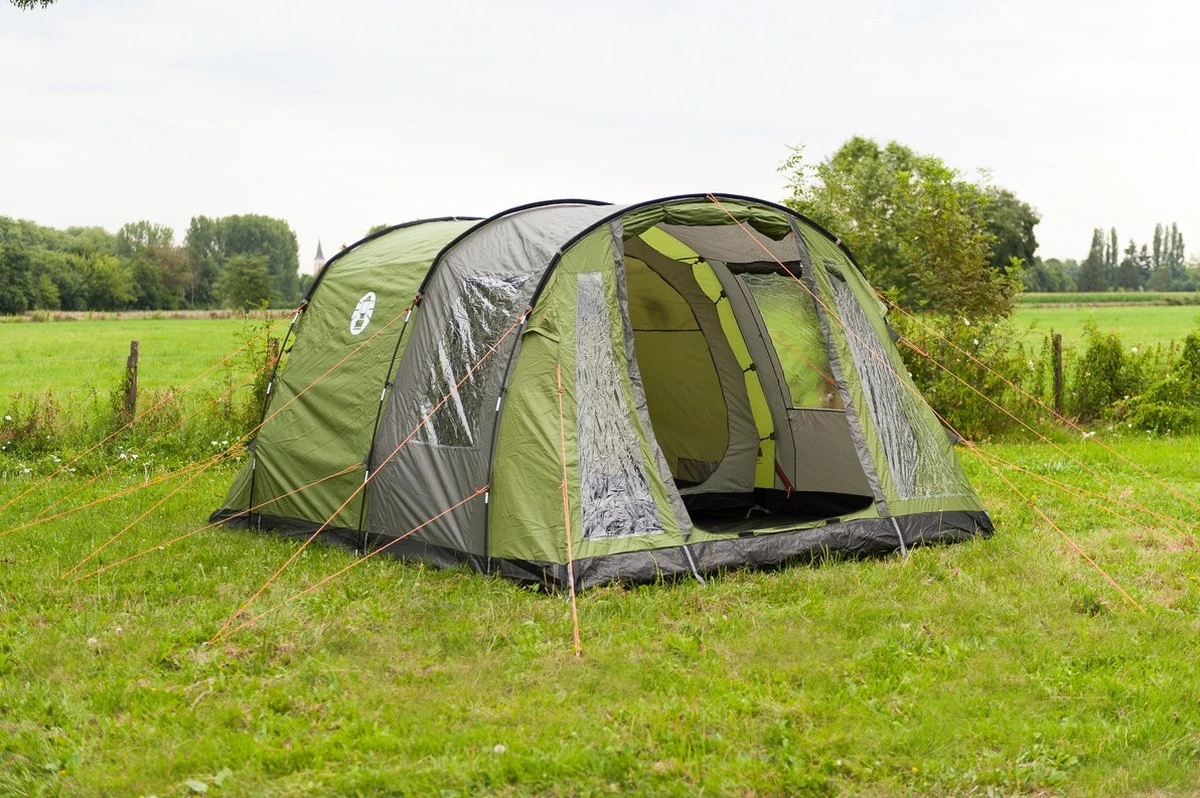 Coleman Cook 4 Tunneltent - Familietent - 4-Persoons - Groen 5 Coleman Cook 4 Tunneltent - Familietent - 4-Persoons - Groen - Afbeelding 3