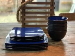 Camping Servies - 12 Delig – 100% Melamine Servies Set – Campingservies – Melamine Servies - Blue Ocean -Outdoor Kampeerwinkel 1200x900 11