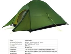 Cloud Up 3 Upgraded - Naturehike® - Tent 3 Persoons - Lichtgewicht Tent - Incl. Grondzeil - 20D 4000MM - Outdoor Kampeertent - Waterdicht - Hiking & Wandelen 23 Cloud Up 3 Upgraded - Naturehike® - Tent 3 Persoons - Lichtgewicht Tent - Incl. Grondzeil - 20D 4000MM - Outdoor Kampeertent - Waterdicht - Hiking & Wandelen -Outdoor Kampeerwinkel 1200x913