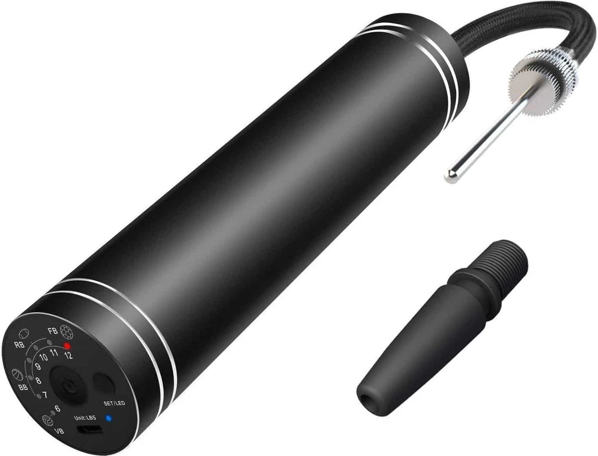 Donrox Play B211 Elektrische Ballenpomp - Voetbalpomp Inclusief Naalden - Oplaadbaar - Autostop 3 Donrox Play B211 Elektrische Ballenpomp - Voetbalpomp Inclusief Naalden - Oplaadbaar - Autostop