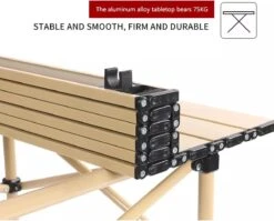 Buxibo - Lichtgewicht Vouwbare Campingtafel - Inklapbaar - Vis/Tuin/Picknick Tafel - Kamperen - Met Opberghoes - Aluminium - Grijs 13 Buxibo - Lichtgewicht Vouwbare Campingtafel - Inklapbaar - Vis/Tuin/Picknick Tafel - Kamperen - Met Opberghoes - Aluminium - Grijs -Outdoor Kampeerwinkel 1200x967