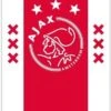 Ajax® Ajax- Handdoek Wit Rood Wit AFC Ajax 50x100cm 2 Ajax® Ajax- Handdoek Wit Rood Wit AFC Ajax 50x100cm -Outdoor Kampeerwinkel 613x1200