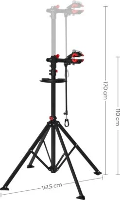 ACAZA Fiets Bevestigingsstandaard Met Snelsluiting, Gereedschapshouder En Stuurhouder, Lichte En Draagbare Reparatie Standaard Voor Fietsen, Zwart Statief -Outdoor Kampeerwinkel 722x1200 1