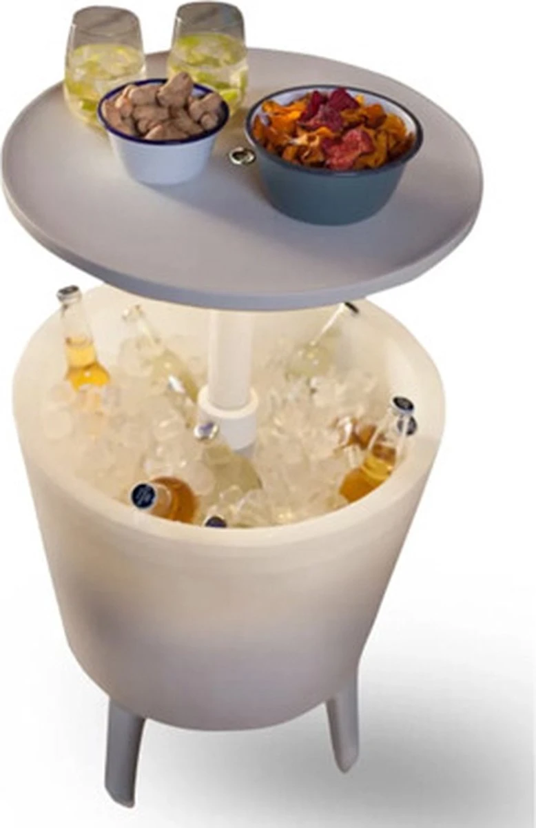 Keter Coolbar Partytafel – Lichtgevend - 49,5x49,5x57cm - Wit 9 Keter Coolbar Partytafel – Lichtgevend - 49,5x49,5x57cm - Wit - Afbeelding 7