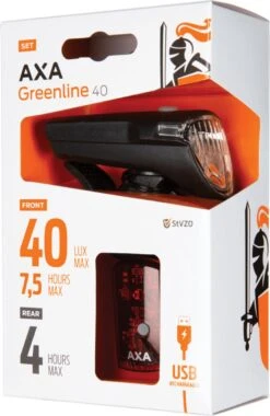 AXA Greenline 40 Lux - LED Fietslampjes Voor En Achter - Fietsverlichting USB Oplaadbaar 23 AXA Greenline 40 Lux - LED Fietslampjes Voor En Achter - Fietsverlichting USB Oplaadbaar -Outdoor Kampeerwinkel 781x1200 1
